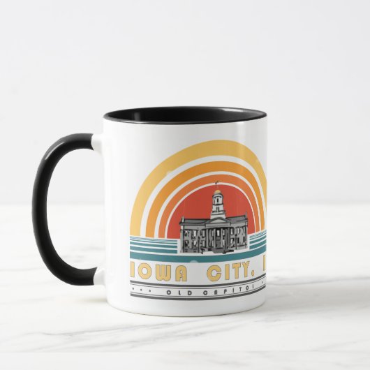 Iowa City - Goldhaube oder gehen Zuhause (Text Tasse (Links)
