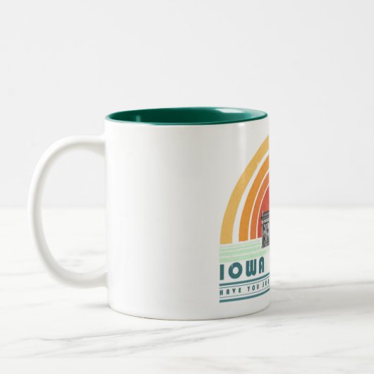 Iowa City - haben Sie unsere alte Kappe gesehen? Zweifarbige Tasse (Links)