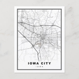 Iowa City Karte