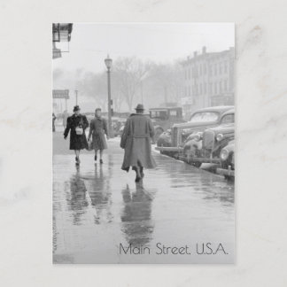 Iowa City Main Street Postkarte