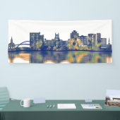 Iowa City Skyline Banner (Messe)