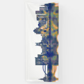 Iowa City Skyline Banner (Vertikal)