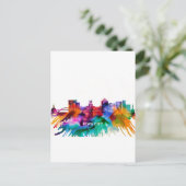 Iowa City Skyline Feiertagspostkarte (Stehend Vorderseite)