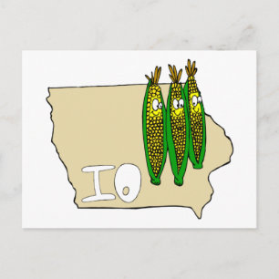 Iowa Corn Fields Postkarte