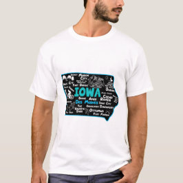 Iowa Des Moines Cedar Rapids, Sioux City, Mason T-Shirt