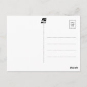 Iowa, Des Moines, IA, Patriotic, Monogramm Postkarte (Rückseite)