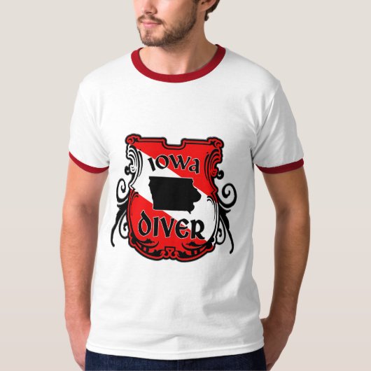 Iowa Diver T-Shirt (Vorderseite)