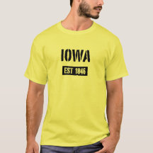 Iowa Est 1846 T - Shirt
