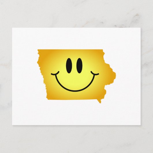 Iowa Face Postkarte (Vorderseite)
