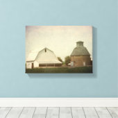 Iowa Farm Leinwanddruck (Insitu (Holzboden))