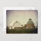 Iowa Farm Postkarte (Vorne/Hinten)