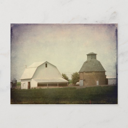 Iowa Farm Postkarte (Vorderseite)