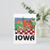 Iowa Farm Postkarte (Stehend Vorderseite)