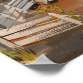 Iowa Farm Ruth Ziegler Rustikale Amerikanische Kun Poster (Ecke)