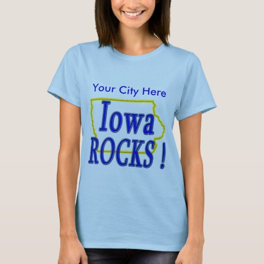 Iowa-Felsen! T-Shirt (Vorderseite)