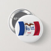 Iowa Flag Button (Vorne & Hinten)