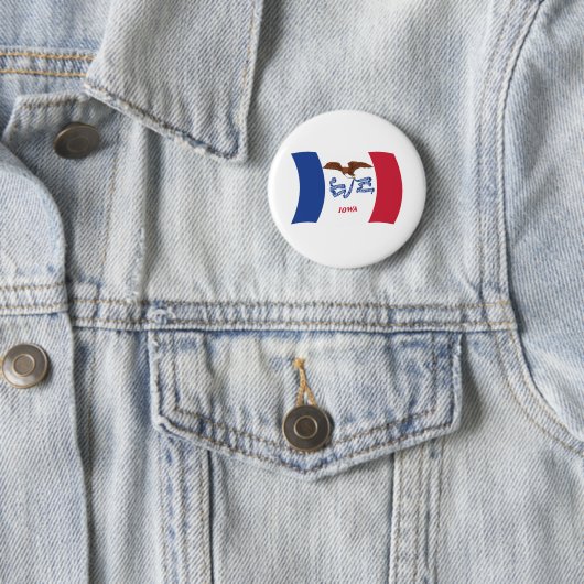 Iowa Flag Button (Beispiel)