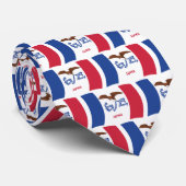 Iowa Flag Krawatte (Gerollt)