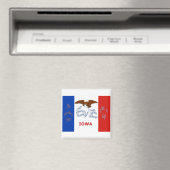 Iowa Flag Magnet (In Situ (Geschirrspüler))