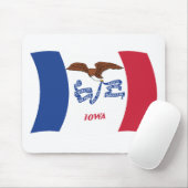 Iowa Flag Mousepad (Mit Mouse)