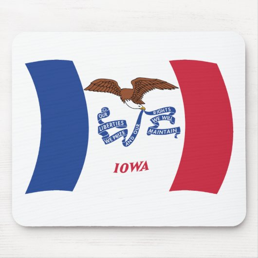 Iowa Flag Mousepad (Vorne)