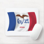 Iowa Flag Mousepad (Mit Mouse)
