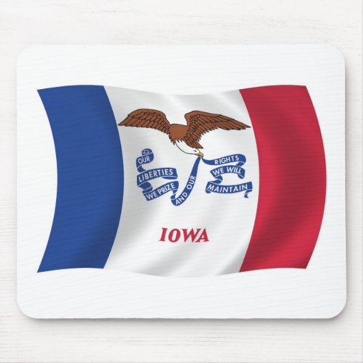 Iowa Flag Mousepad (Vorne)