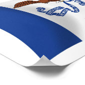 Iowa Flag Poster Print (Ecke)