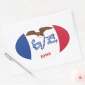 Iowa Flag Sticker (Umschlag)