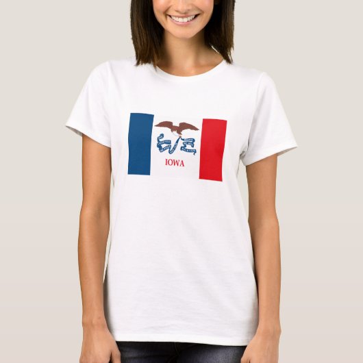 Iowa Flag T - Shirt (Vorderseite)