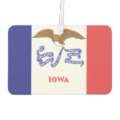 IOWA-Flagge - Autolufterfrischer (Rückseite)