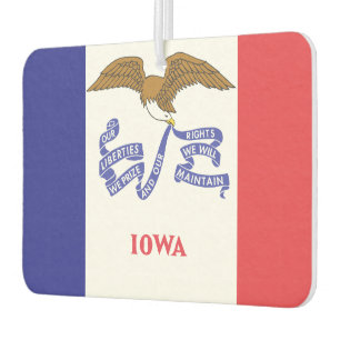 IOWA-Flagge - Autolufterfrischer