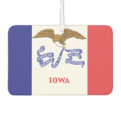 IOWA-Flagge - Autolufterfrischer (Vorderseite)