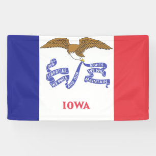 IOWA-Flagge - Banner