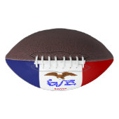 Iowa-Flagge Football (Vorderseite)