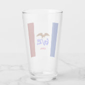 Iowa-Flagge Glas (Rückseite)