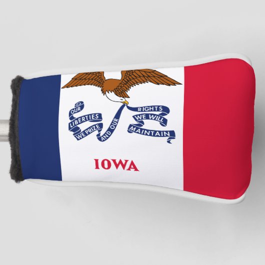 Iowa-Flagge Golf Headcover (Vorderseite)