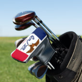 Iowa-Flagge Golf Headcover (In Situ)