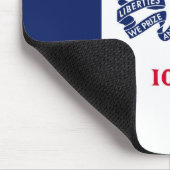 Iowa-Flagge Mousepad (Ecke)