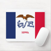 Iowa-Flagge Mousepad (Mit Mouse)