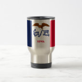 Iowa-Flagge Reisebecher (Mittel)