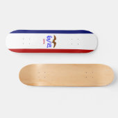 Iowa-Flagge Skateboard (Horizontal)