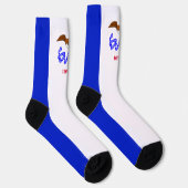 Iowa-Flagge Socken (Rechts)