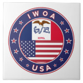 Iowa Fliese (Vorderseite)