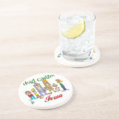 Iowa Funny Trailer Park Sandstone Untersetzer (Seite)