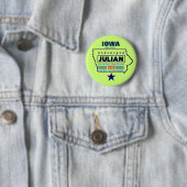 Iowa für julianischen Castro 2020 Button (Beispiel)