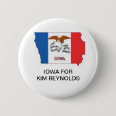 IOWA für KIM REYNOLDS GOVERNOR-Taste Button (Vorderseite)