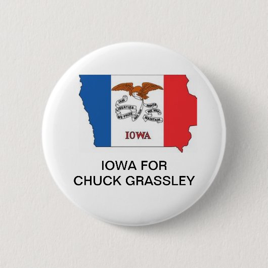 IOWA für SCHUCK GRASSLEY SENATE Button (Vorderseite)