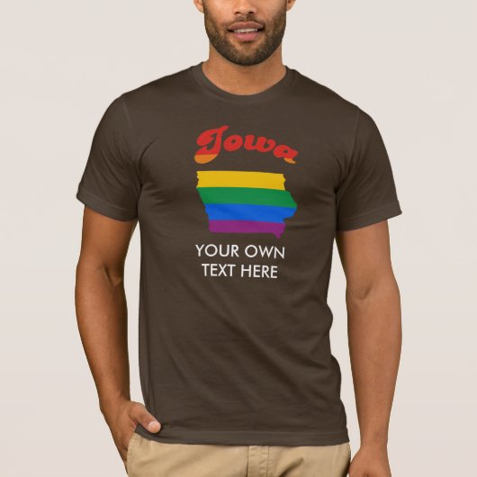 IOWA-GAY PRIDE T-Shirt (Vorderseite)