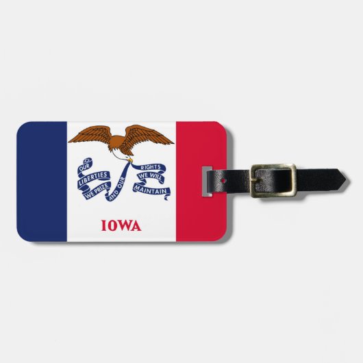 Iowa Gepäckanhänger (Vorderseite horizontal)